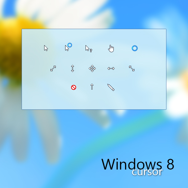 cursor pointer download for windows 8